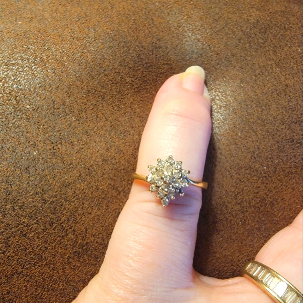 14k Diamond Ring
